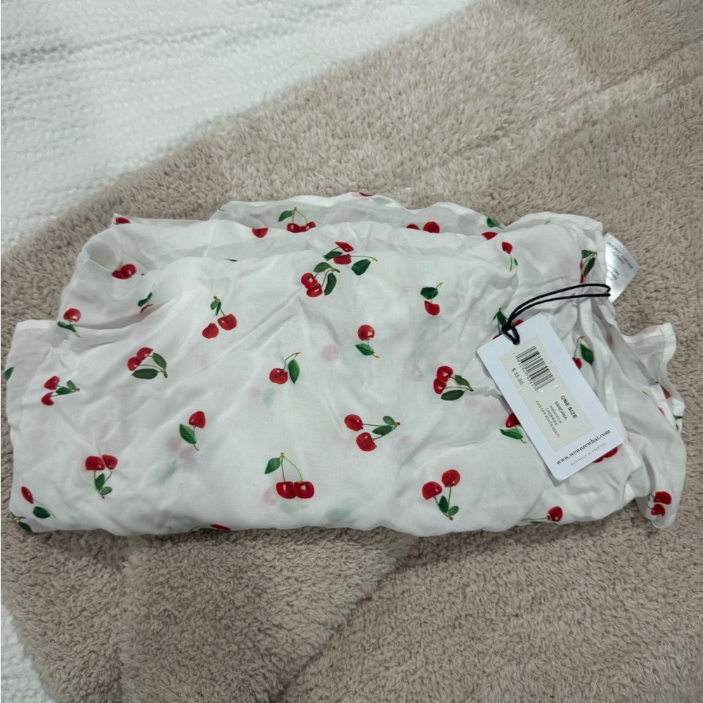 We Wore What Cherry Bandana